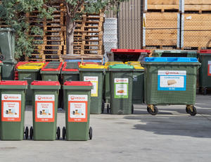 waste bins 