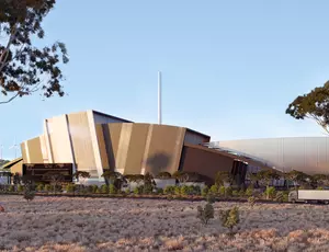 A wide shot of an energy from waste facility.