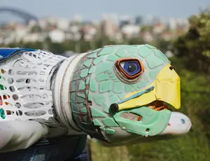 Veolia turtle sculpture
