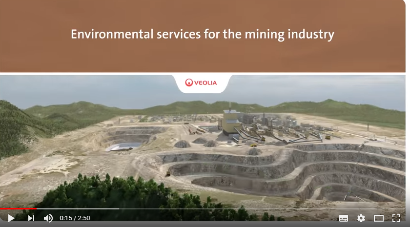 Veolia's environmental services for the mining industry