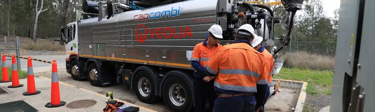 Drain Cleaning Veolia Vehicle