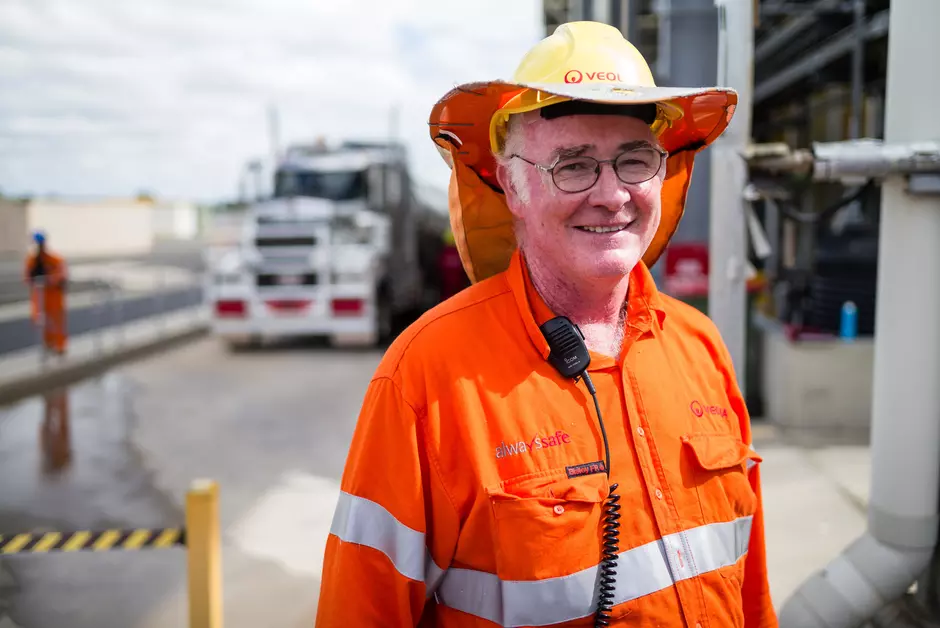 Veolia ANZ truck driver