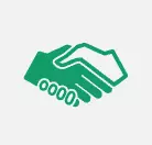 Partnership approach icon