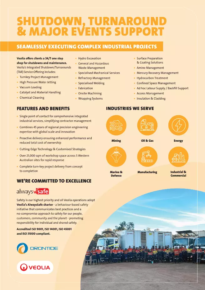 Shutdown, turnaround & Major events support