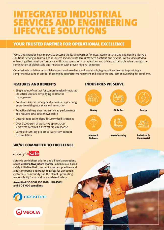 Veolia x Orontide Capability Statement