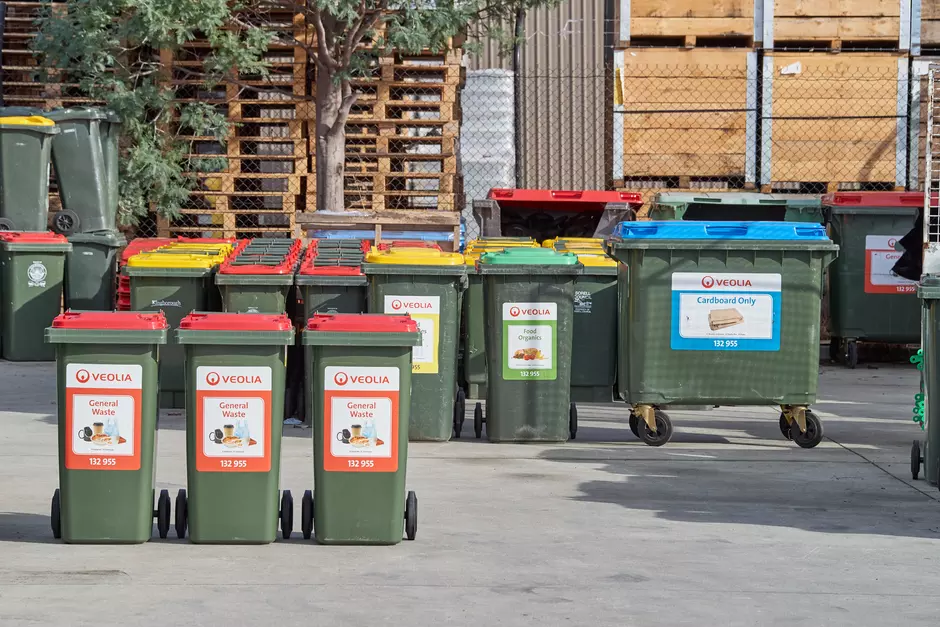 waste bins 