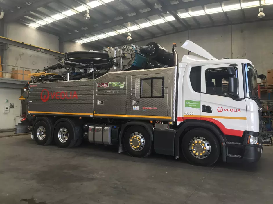 Wastewater truck