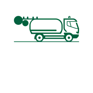 Sanitation tank truck icon