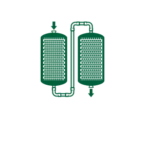 Water treatment tanks icon