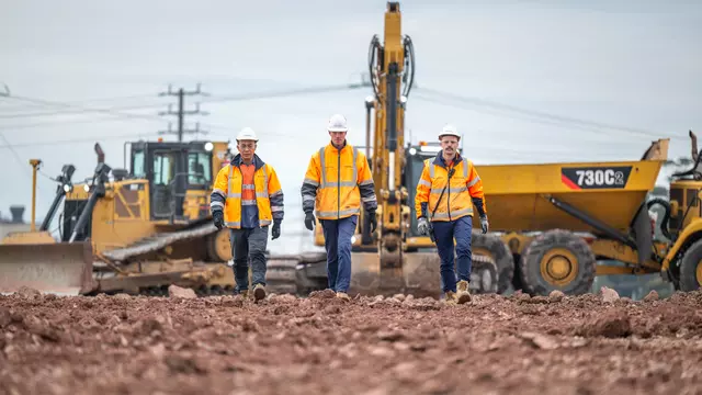 Enviropacific employees in hi vis
