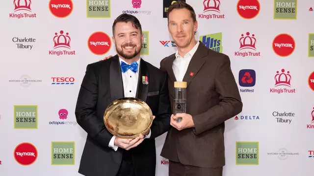 Shannon Lemanski and Benedict Cumberbatch