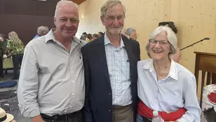 People celebrating Mongarlowe Hall opening